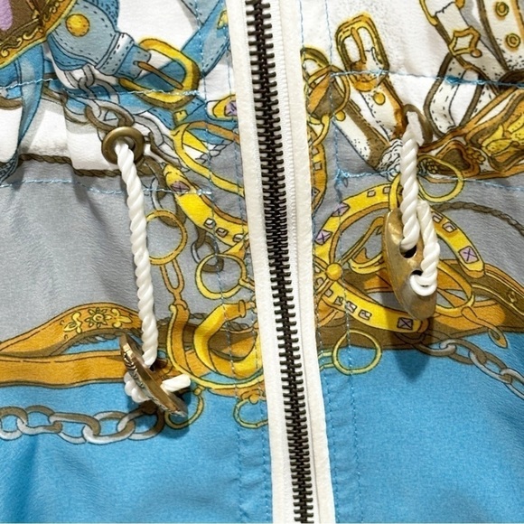 Vintage EAST WEST Women’s 1980s Equestrian Theme Horse Bit Jacket Zip Up Size L - Picture 5 of 10